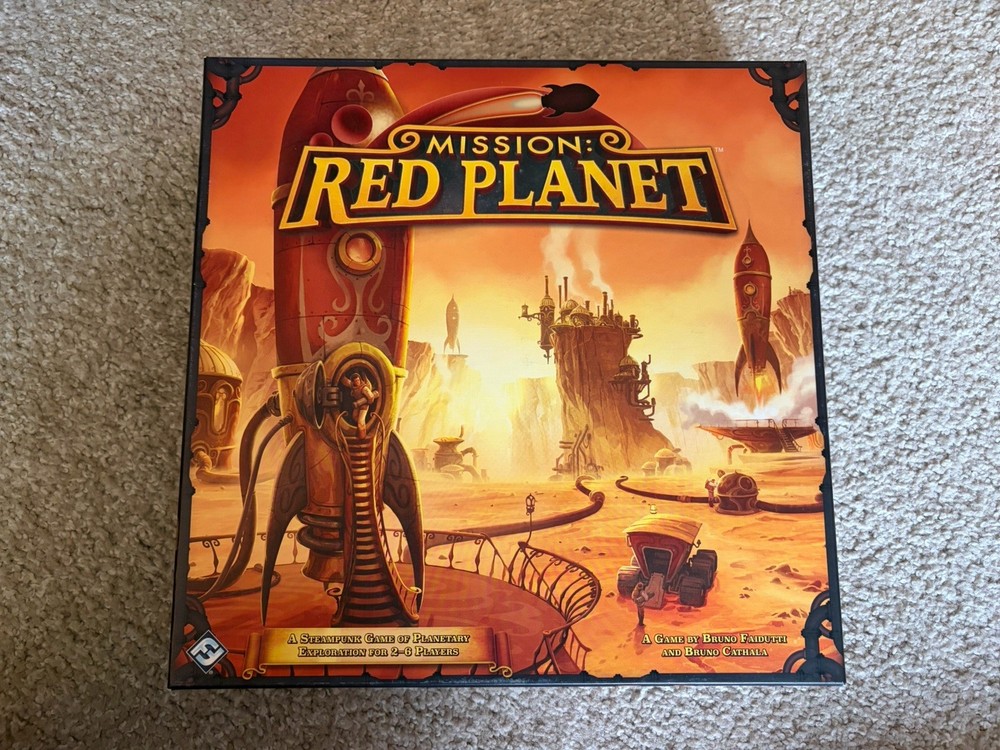 Mission Red Planet Board Game Complete Fantasy Flight 2015