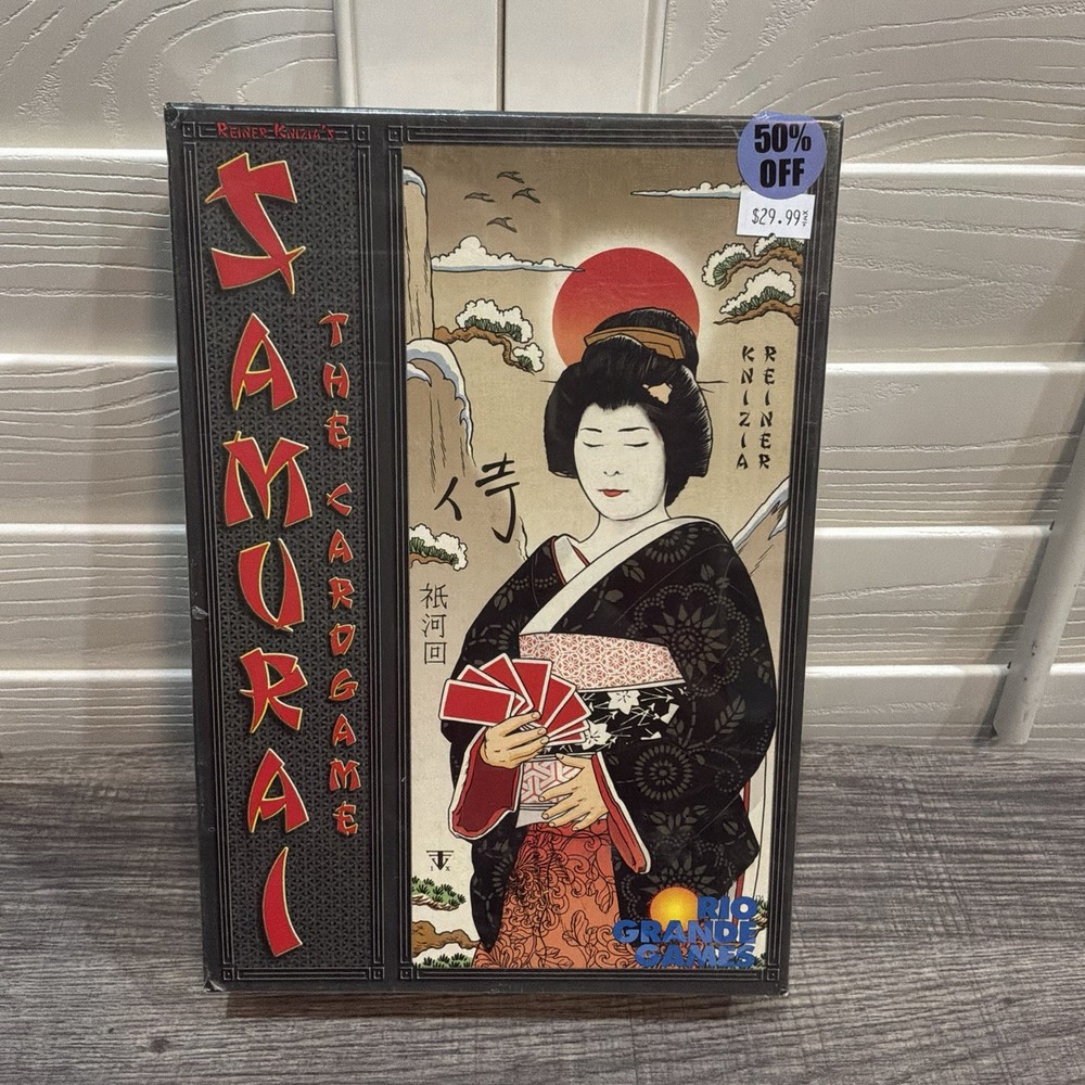 SAMURAI THE CARD GAME Rio Grand Games 2009 Factory Sealed