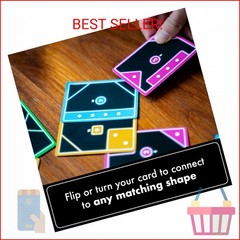 USAOPOLY TACTA Card Game, Fast-Paced Strategic Shape Matching Party Game for All