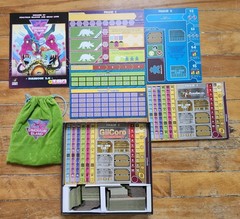 Dinosaur Island Board Game + Totally Liquid Expansion NM/NM See description!