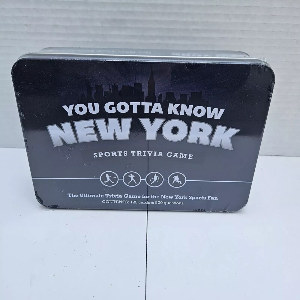 NEW You Gotta Know New York Sports Trivia Game NIB Sealed Yankees Knicks Mets
