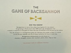Ridley’s Games Room BACKGAMMON The Ancient Game Of Cunning Strategy New/Open-Box