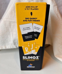 Slingz Party Game Blue Orange Fast-Paced Family Category Game 2-7 Players NEW