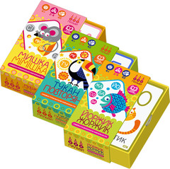 Ukrainian Reading Card Games Set Learn to Read Kids Educational 3 Games