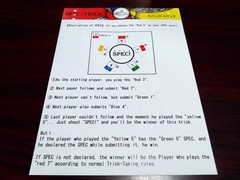 SPEC/TRICK 3-5 players 20-30 minutes Trick Taking Card Board Game Used Japan