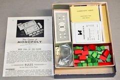 Vintage Monopoly Game – With all original parts/No Board – Copyright 1935