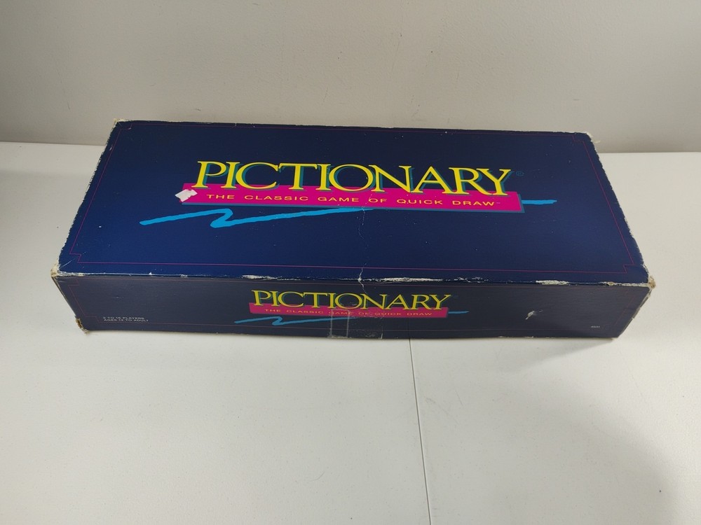 Vintage 1993 Pictionary Updated For The 90’s Classic Quick Draw Board Game