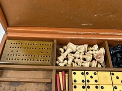 1940s Metro Games Set With Bakelite Items – Original Sealed Cards