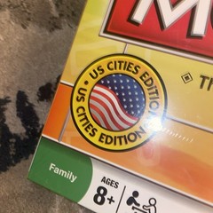 2009 Monopoly Electronic Banking Board Game US Cities Edition Hasbro NEW SEALED