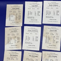Avalon Hill MLB Statis-Pro Baseball – 1978 New York Mets Lot of 25 Player Cards
