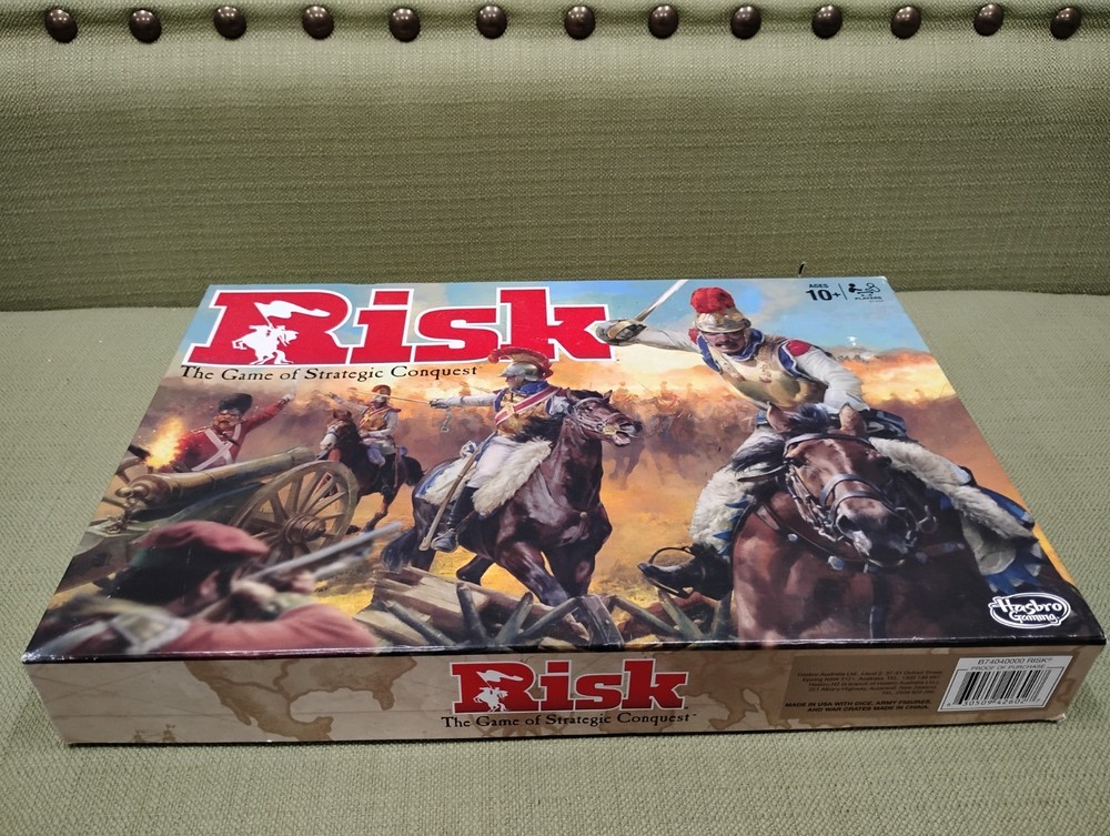 Risk The Game of Strategic Conquest Board Game Hasbro Complete 2015