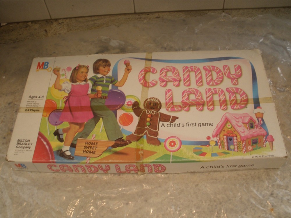 1978 MILTON BRADLEY CANDY LAND BOARD GAME COMPLETE
