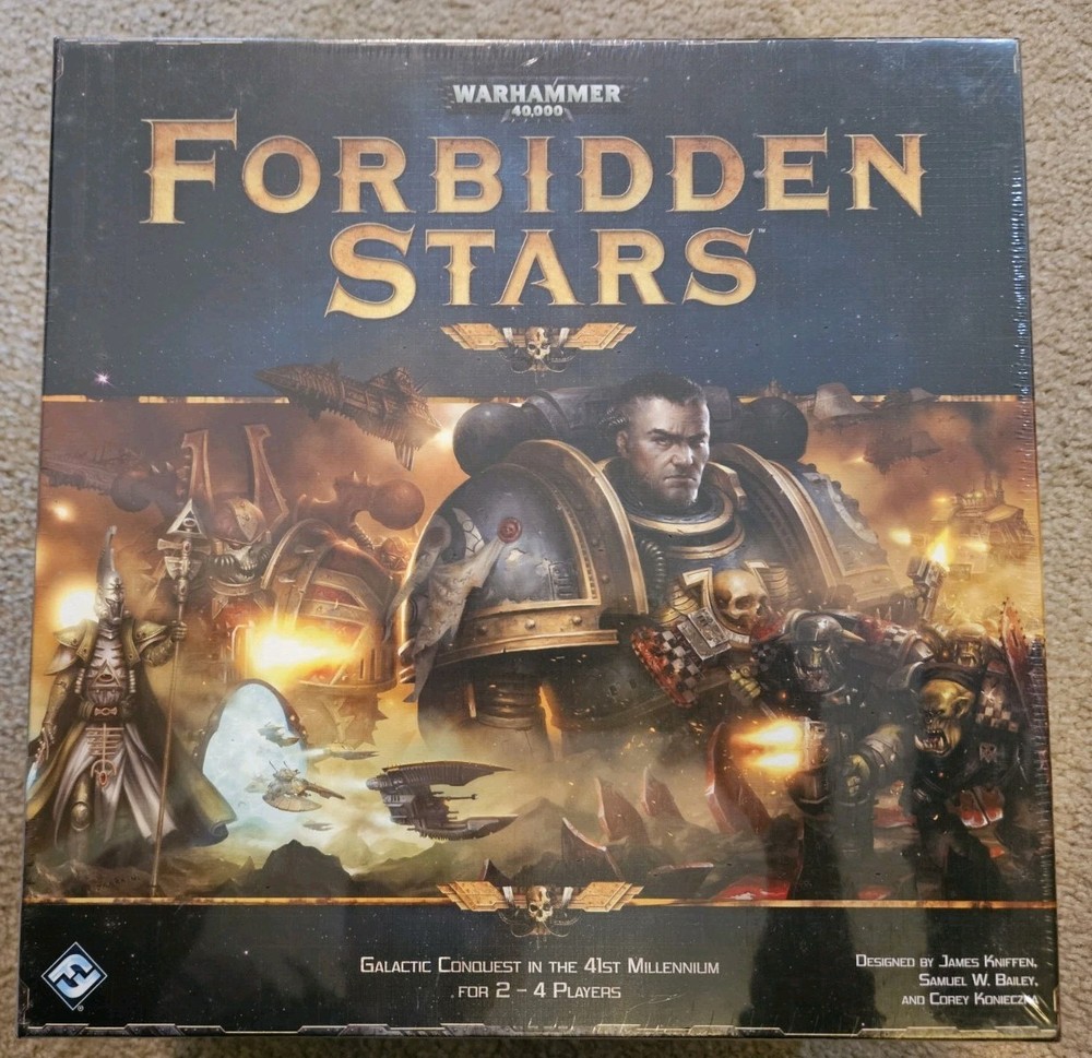 Fantasy Flight Warhammer 40K Forbidden Stars Board Game – NEW and SEALED