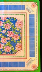 HOBBY LOBBY FLORAL MAHJONG MAT (NEW)