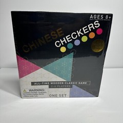 CHINESE CHECKERS GAME. BRAND NEW/SEALED. AGES 8 and above. 2 To 6 Players.