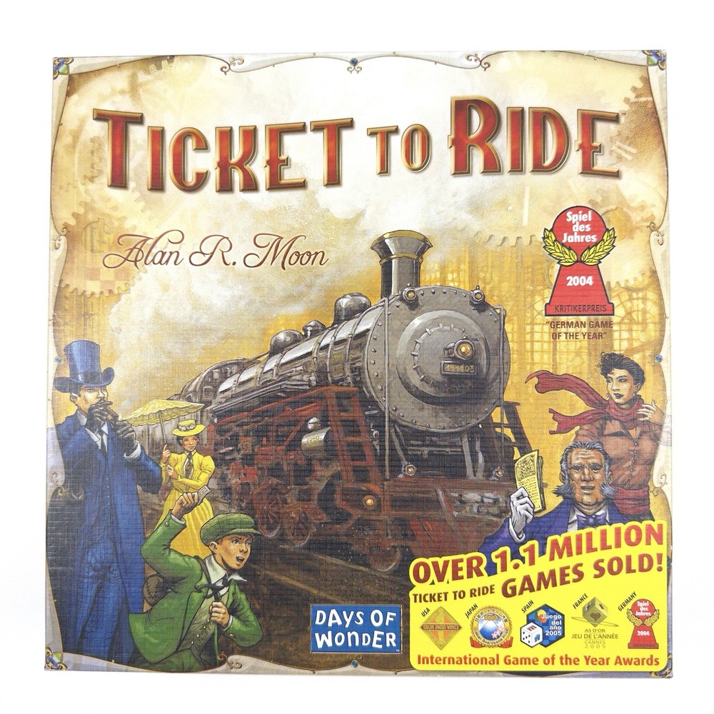 Ticket To Ride Board Game Alan R Moon Complete North America Days Of Wonder EUC