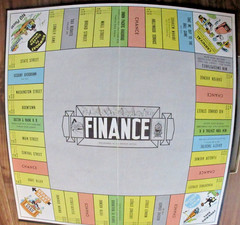 VINTAGE 1962 Finance Board Game Parker Brothers EUC Free Shipping