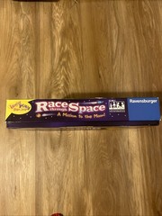 Ravensburger Race Through Space Board Game Incomplete Missing Rockets & Die