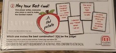 Mattel “Apples to Apples” Card Game Family Fun Freestyle Word Game Ages 10+ NIB