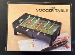 Claybrooke VTG. Tabletop Mini soccer foosball Game Open Box