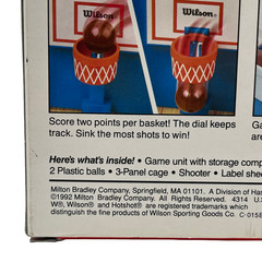 Milton Bradley Travel Games 1992 Hot Shot Basketball Complete Tested Works