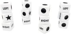 Left Right Center Dice Game Set – 12 Standard Dice Only for LRC Play