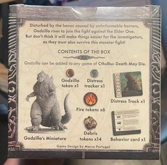 Cthulhu: Death May Die SDCC 2024 Exclusive Godzilla Miniature New Sealed