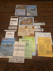 B-17 Queen Of The Skies Solitaire Board Game Avalon Hill Vintage 1983 WWII