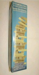 Tumbling Tower Game- 72 Wooden Blocks 2-4 Players Mini Travel Style Classic Fun!