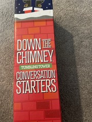 Down The Chimney Tumbling Tower Holiday Party Game, Ages 6+, 2+ Players