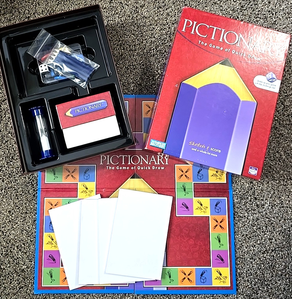 Pictionary 20th Anniversary Parker Brothers New Open Box 2007