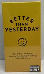 Better Than Yesterday 365 Daily Challenges Card Game For 1+ Players NEW/SEALED