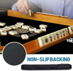 Mahjong Mat, Non-Slip Noise Reducing Game Mat, 31.5 Inch Mahjong Table Mat,Mahjo