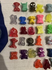 Crazy Bones Lot Of 54 Figures Vintage