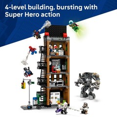 LEGO Marvel Spider Man Daily Bugle Building 76342 7 Minifigures Rhino