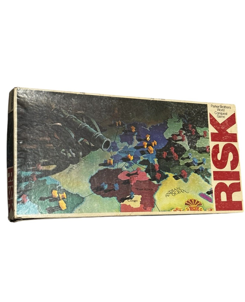 Risk Board Game 1980’s War Strategy EUC 2/5 Unopened World History Kids Game