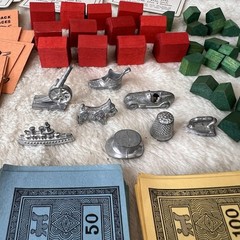 Vintage Monopoly Collection Lot 1930s Parker Bros Sets + 1970s Complete Game