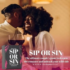 Freaky Couples Game – Sip Or Sin Drinking Game for Date Night & Valentine’s Gift