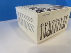 Vtg Colonial Williamsburg Tabletop Ninepins Cooperman Solid Wood Wooden Game