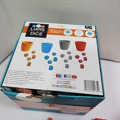 Liar’s Dice Dice Game – Party In A Box – Complete Set
