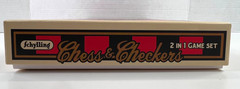 Schylling Chess & Checkers 2-in-1 Game Set Classic Family Board Game New
