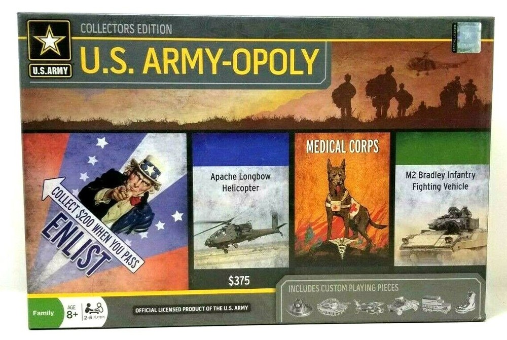 U.S. ARMY-OPOLY Board Game Collectors Edition (Z6)