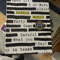 Banned Words Party Game Ages 12+ 4 or more players Wonder Forge EUC