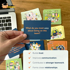 Building Blocks : Team Building Card Game for Work – 150 Conversation Starters