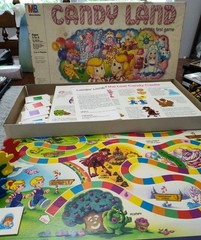 Milton Bradley Candy Land Board Game 1984 Candy Theme 2+ Players Ages 3-6 Read