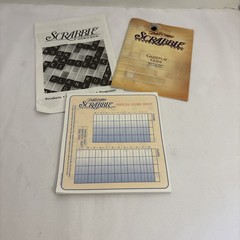 Scrabble Deluxe Edition Crossword Game 1999 100% COMPLETE! EXCELLENT CONDITION