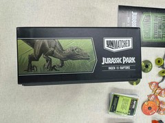 unmatched jurassic park: ingen vs. raptors good condition
