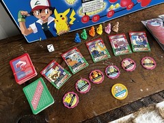 1999 Pokémon Master Trainer Board Game Milton Bradley Incomplete See Description