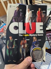 CLUE CLASSIC MYSTERY Board Game 100% COMPLETE 2013 CCMG1A