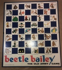 Vintage 1963 Beetle Bailey The Old Army Game No. 4424 BOARD GAME MILITARY KING F